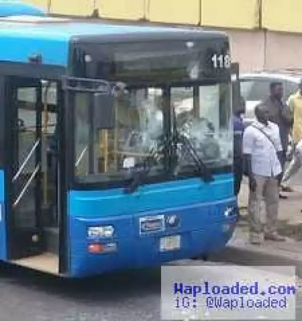 Photos: Hoodlums In Maryland Destroy BRT Buses, After Hawker Gets Knocked Down